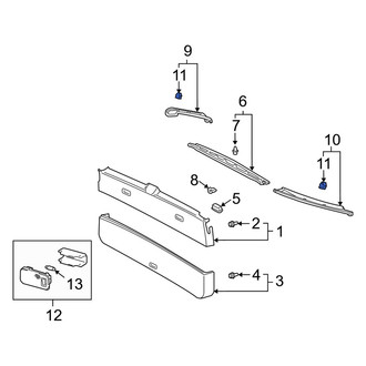 Lexus OE - Center Liftgate Trim Panel Clip