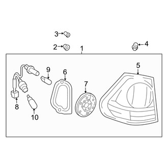 Lexus OE - Rear Lamps - Tail Lamps (Body Mounted)