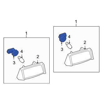 Lexus OE - Rear License Plate Light Socket