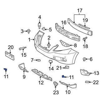 Lexus OE - Door Molding Clip