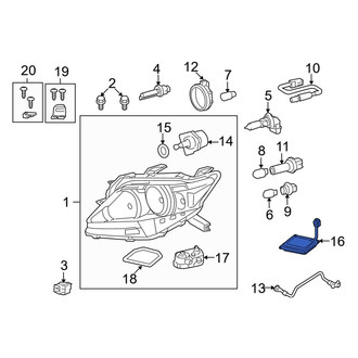 Lexus OE - Front High Intensity Discharge (HID) Lighting Ballast