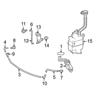 Lexus OE - Front Lamps - Washer Components (Japan Built)