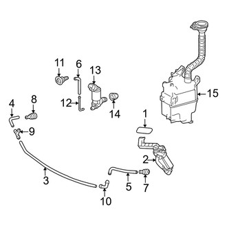 Lexus OE - Front Lamps - Washer Components (Canada Built)