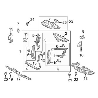 Lexus OE - Radiator Support