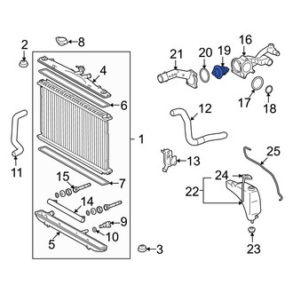 Lexus OE - Engine Coolant Thermostat