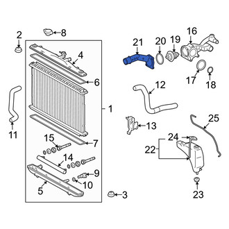 Lexus OE - Lower Engine Coolant Thermostat Housing