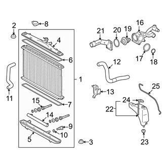 Lexus OE - Cooling - Radiator & Components (Japan Built)