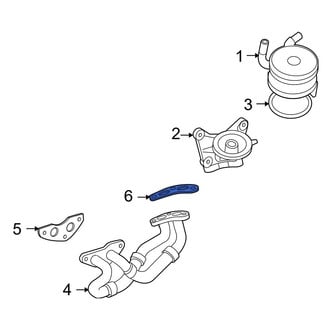 Lexus OE - Upper Engine Oil Cooler Line Gasket