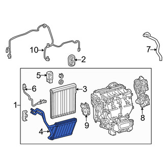 Lexus OE - HVAC Heater Core