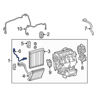 Lexus OE - A/C Evaporator Temperature Sensor