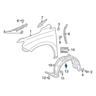 Lexus OE - Fender Apron Clip