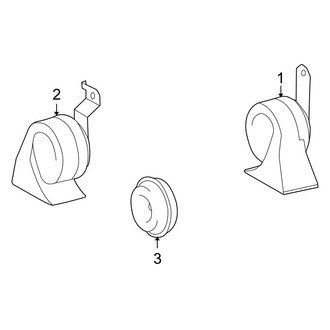 Lexus OE - Electrical - Horn