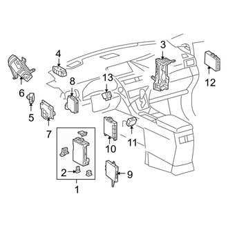 Lexus OE - Electrical Components (Cabin Compartment)