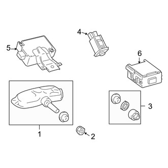 Lexus OE - Electrical - Tire Pressure Monitor Components