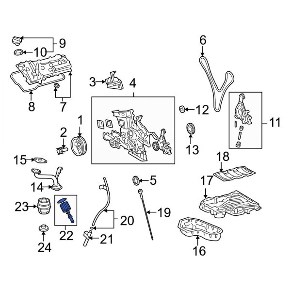 Engine Oil Filter Element