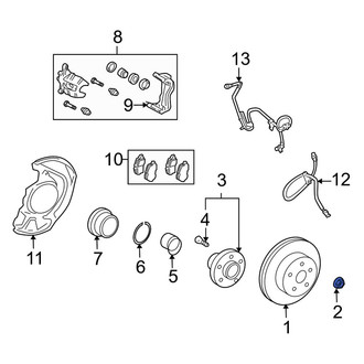Lexus OE - CV Joint Nut