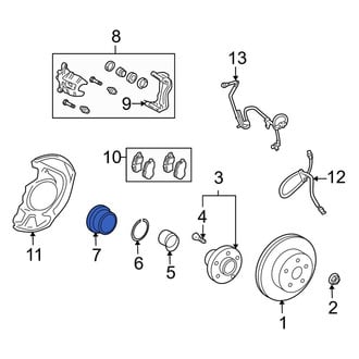 Lexus OE - Front Wheel Bearing Dust Cap