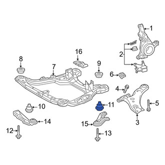 Lexus OE - Rear Right Engine Cradle Insulator