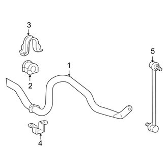 Lexus OE - Front Suspension - Stabilizer Bar & Components