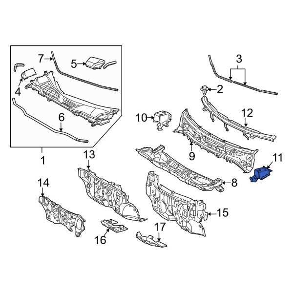 Cowl Bracket