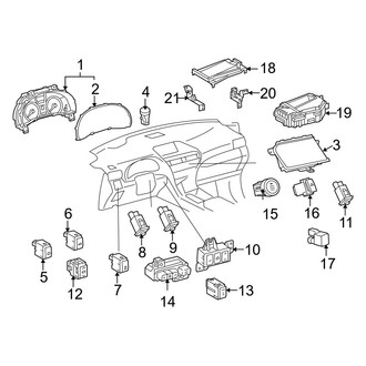 Lexus OE - Instrument Panel - Cluster & Switches