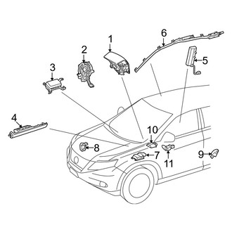 Lexus OE - Restraint Systems - Air Bag Components