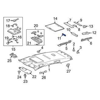 Lexus OE - Front Roof Insulator