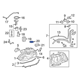 Lexus OE - Fuel Pump Tank Seal