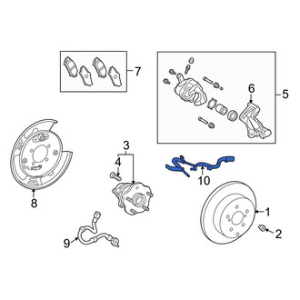 Lexus OE - Front Left ABS Wheel Speed Sensor