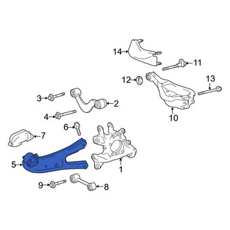 Lexus OE - Rear Left Suspension Trailing Arm