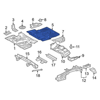 Lexus OE - Rear Floor Pan