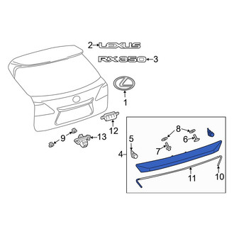 Lexus OE - Rear Liftgate Finish Panel