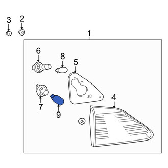 Lexus OE - Back Up Light Bulb