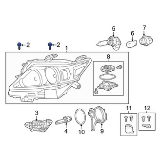 Lexus OE - Headlight Mounting Bolt