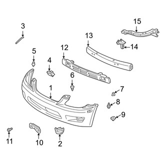 Lexus OE - Front Bumper - Bumper & Components (Sedan)