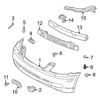 Lexus OE - Front Bumper Cover Screw