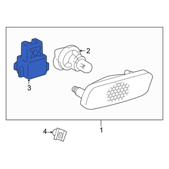 Lexus OE - Front Side Marker Light Socket