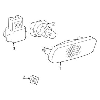 Lexus OE - Front Lamps - Side Marker & Signal Lamps