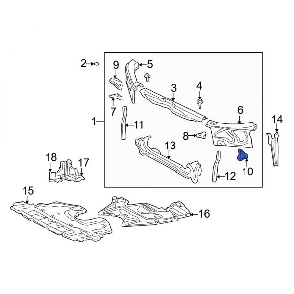 Radiator Support Bracket