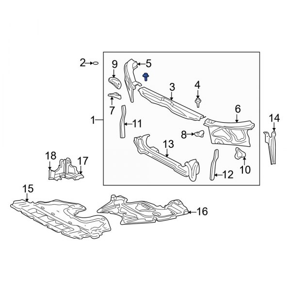 Radiator Support Panel