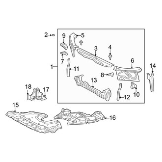 Lexus OE - Radiator Support