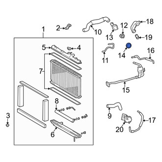 Lexus OE - Engine Coolant Thermostat Gasket