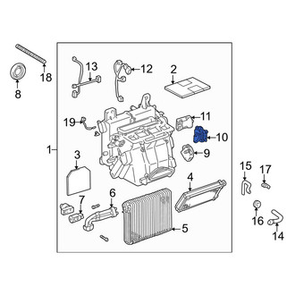 Lexus OE - HVAC Air Inlet Door Actuator
