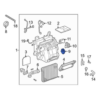 Lexus OE - HVAC Blend Door Actuator