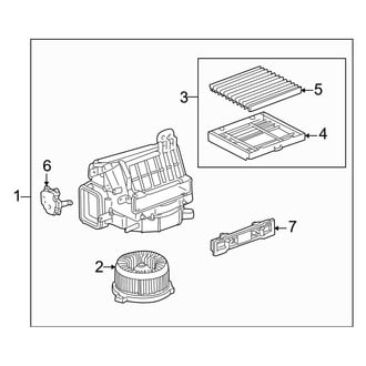 Lexus OE - Air Conditioner & Heater - Blower Motor & Fan
