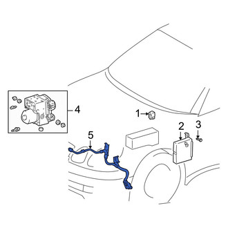 Lexus OE - Front Left ABS Wheel Speed Sensor