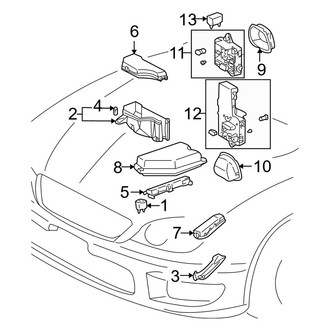 Lexus OE - Electrical Components (Fuses & Relays)