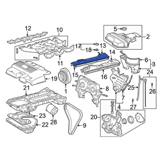 Lexus OE - Right Engine Valve Cover