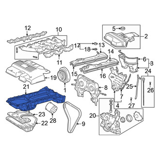 Lexus OE - Upper Engine Oil Pan