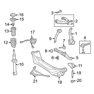Lexus OE - Front Suspension - Suspension Components